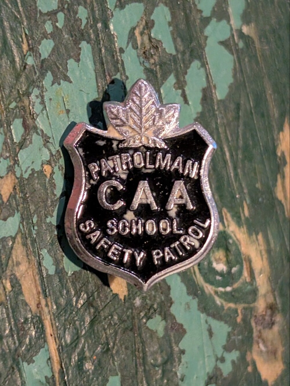 Vintage CAA School Safety Patrol Pin (or Patrolman badge)!